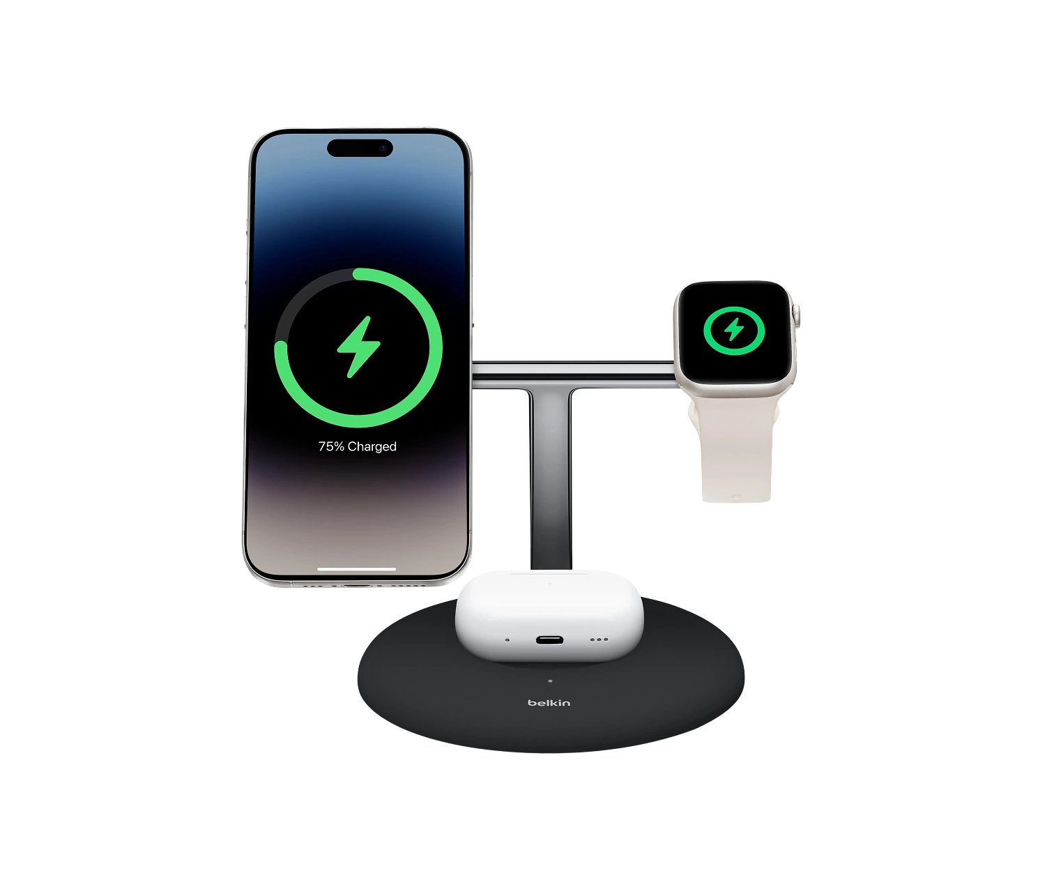 BoostCharge Pro 3-in-1 Wireless Charging Stand