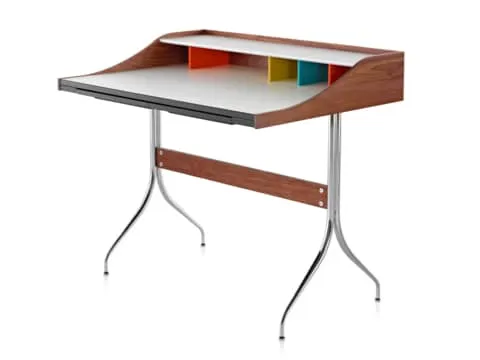 Leatherwrap Sit-to-Stand Desk